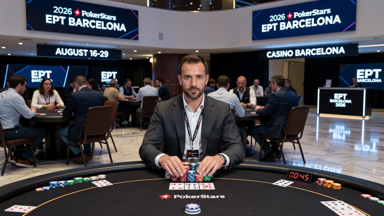 Casino Barcelona during the 2026 EPT festival with players in action